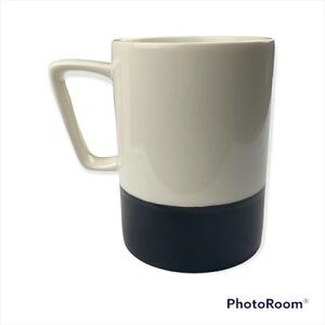 Starbucks Two Tone BLACK Rectangular Handle Mug